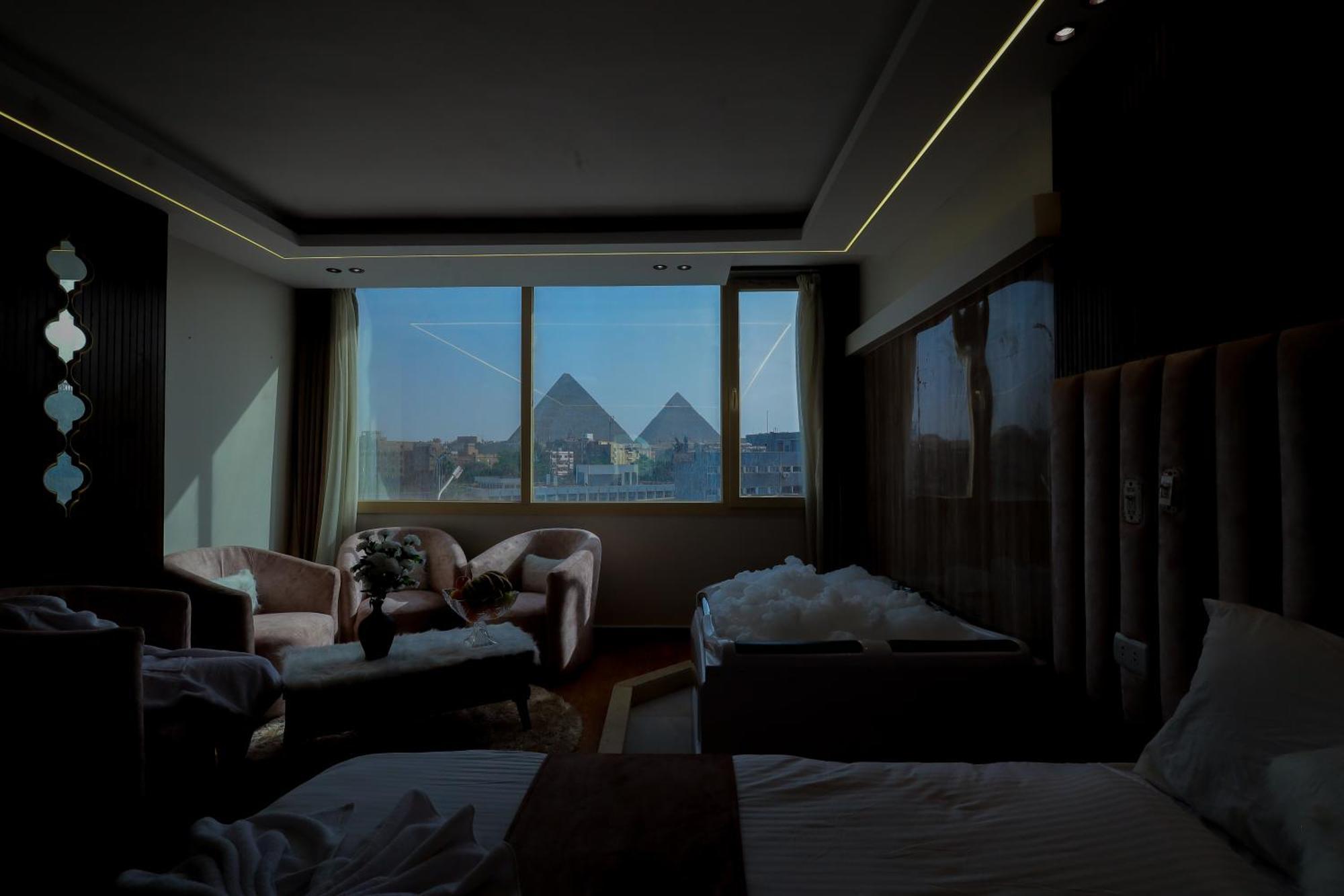 The Muse Pyramids Inn Kafrat al Jabal Luaran gambar