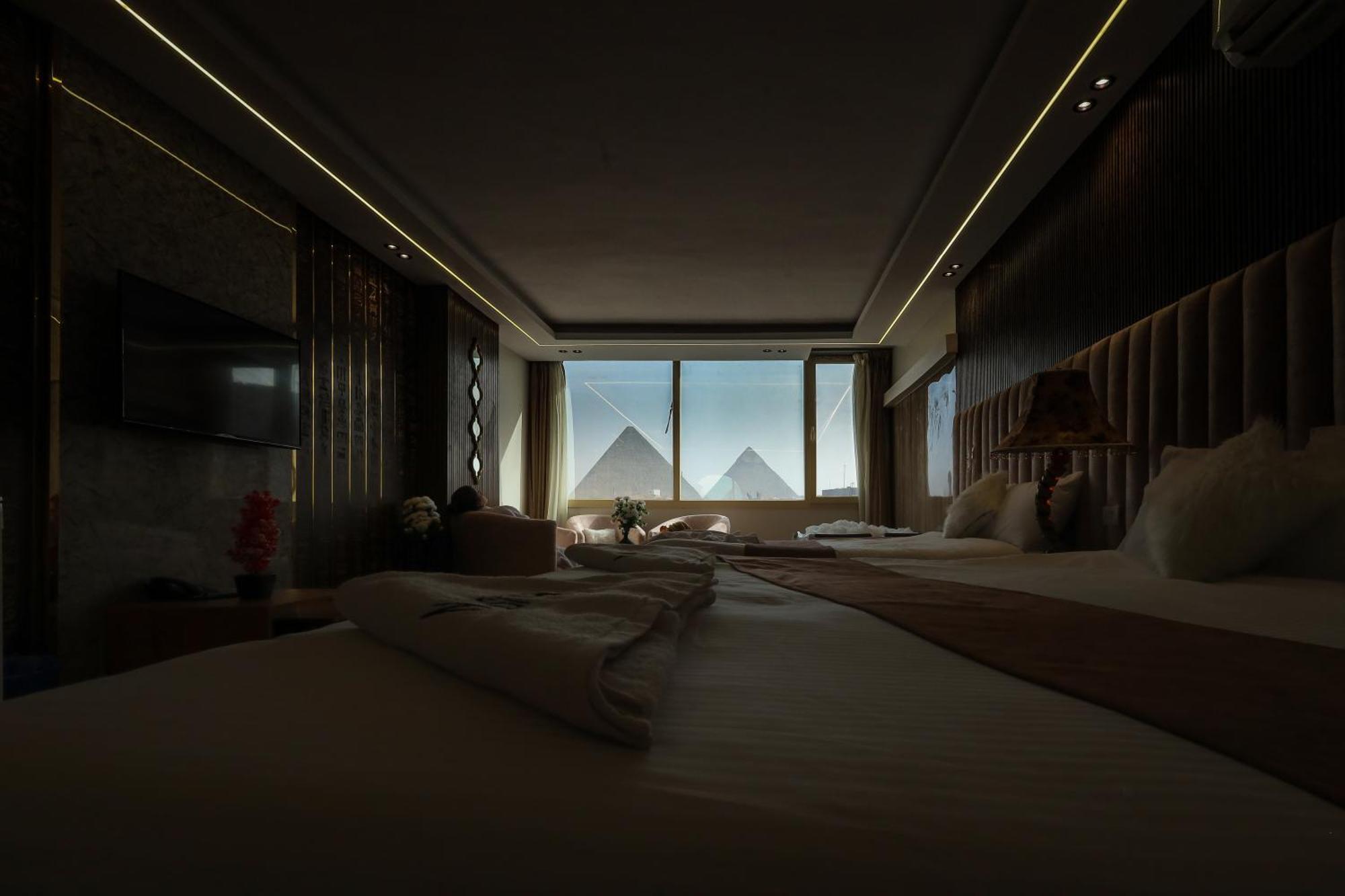 The Muse Pyramids Inn Kafrat al Jabal Luaran gambar