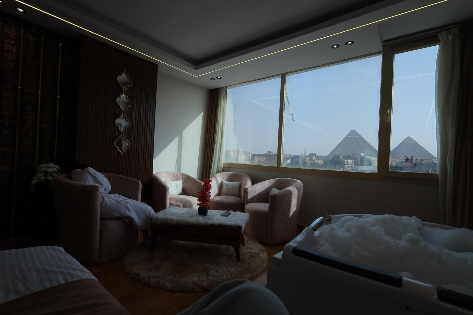 The Muse Pyramids Inn Kafrat al Jabal Luaran gambar