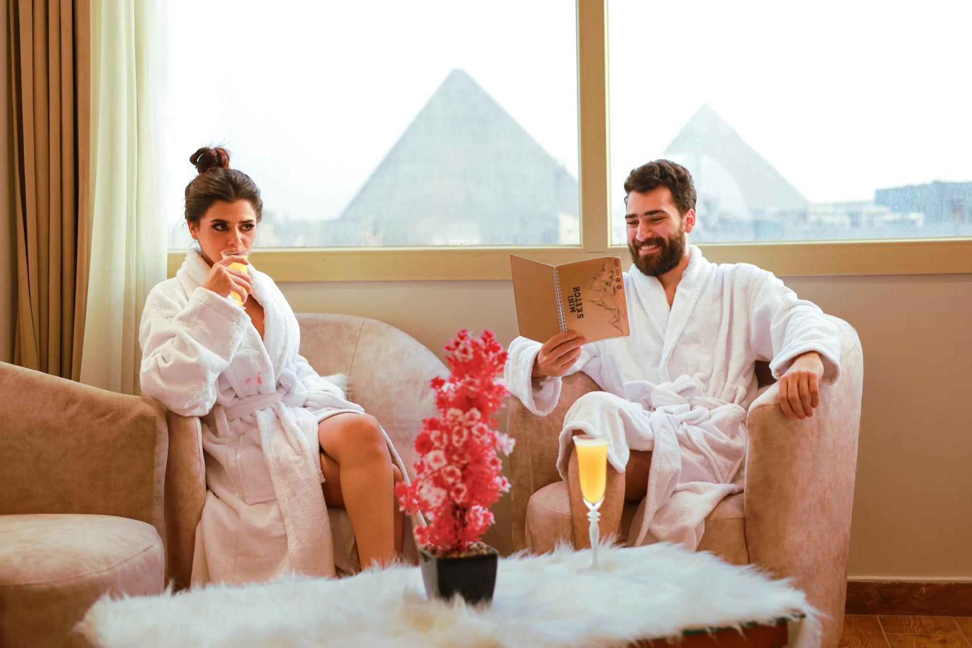 The Muse Pyramids Inn Kafrat al Jabal Luaran gambar
