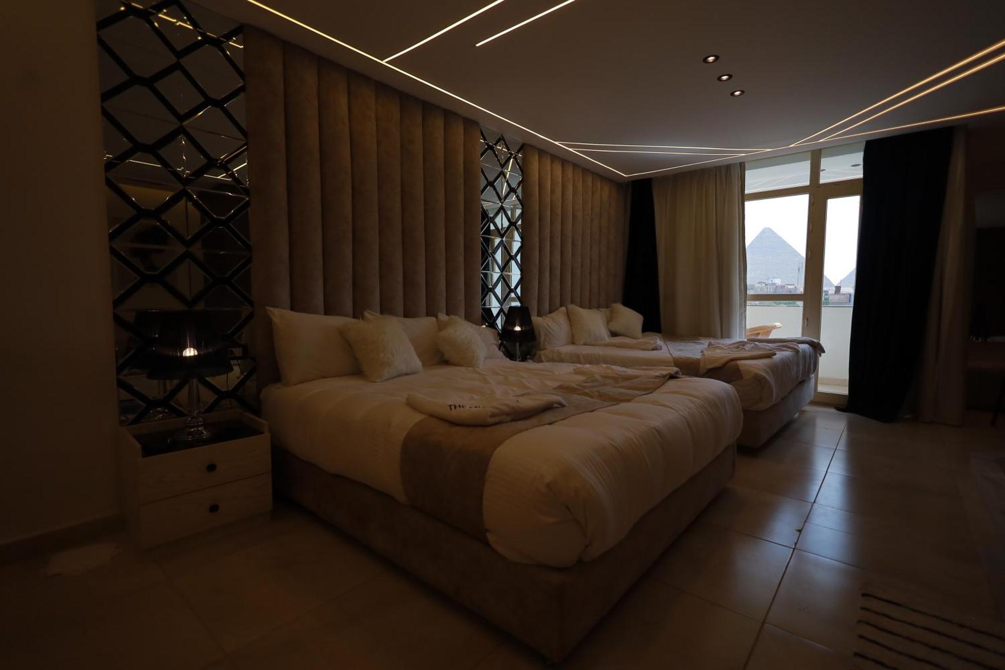 The Muse Pyramids Inn Kafrat al Jabal Luaran gambar